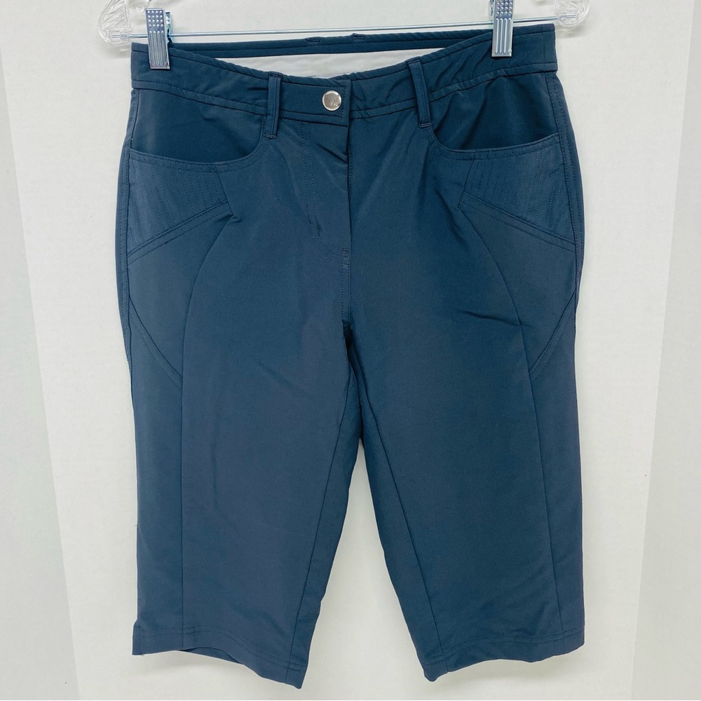 N'vo Sport by Lanctot Charcoal Gray Golf Shorts Size 4 Casual Summer Long